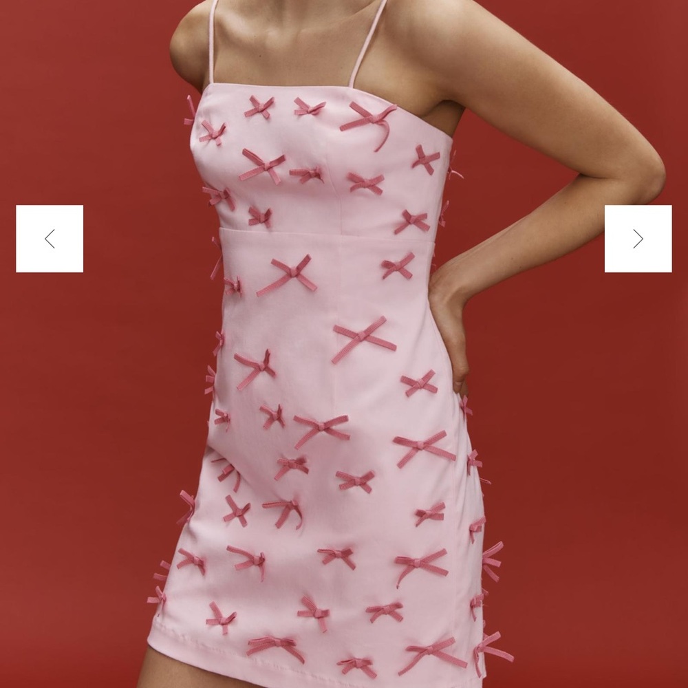 the brynne 3D spaghetti strap dress